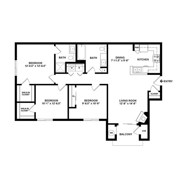 Floorplan - The Falls at Willow Creek