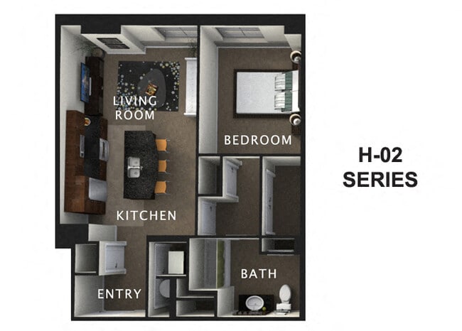 Floorplan - The Residences At Hanna
