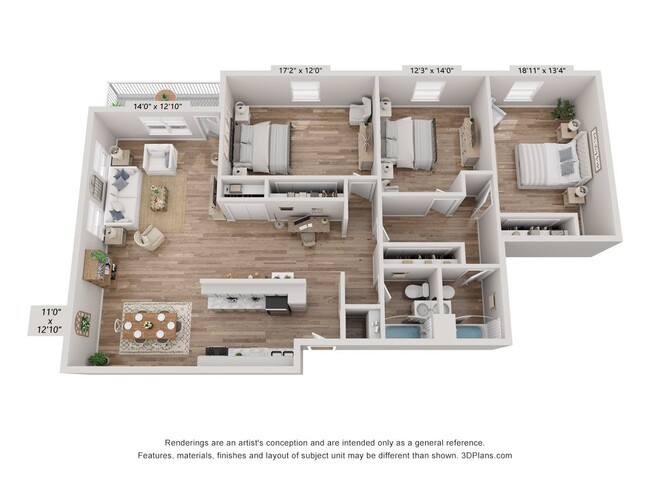 Floorplan - The Lafayette Apartments