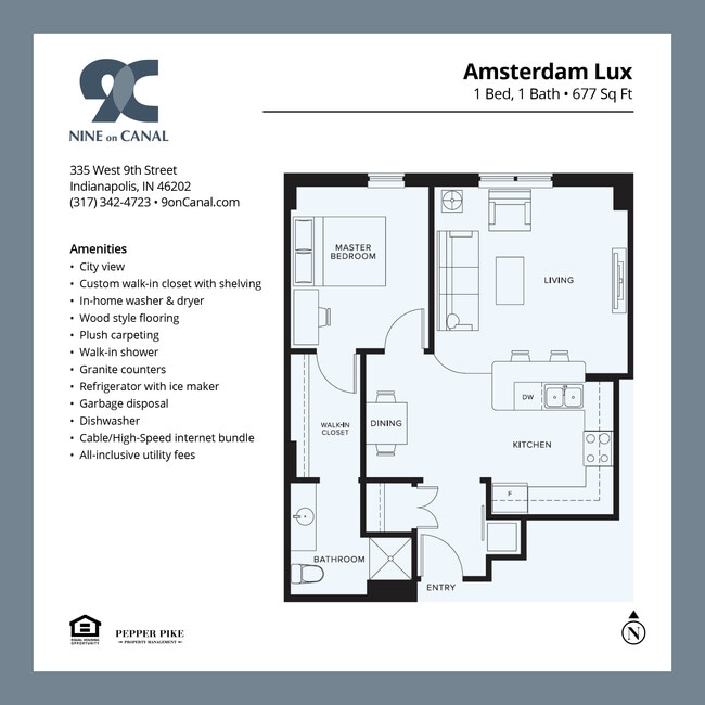 Floorplan - 9 on Canal
