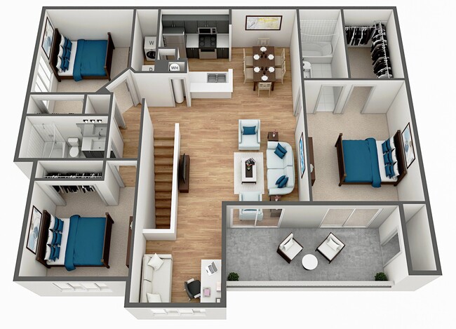 Floorplan - The Parkway at Hunters Creek