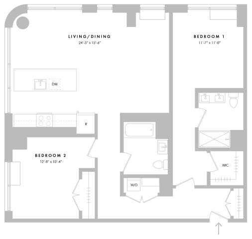 Floorplan - The Hazel Jersey City
