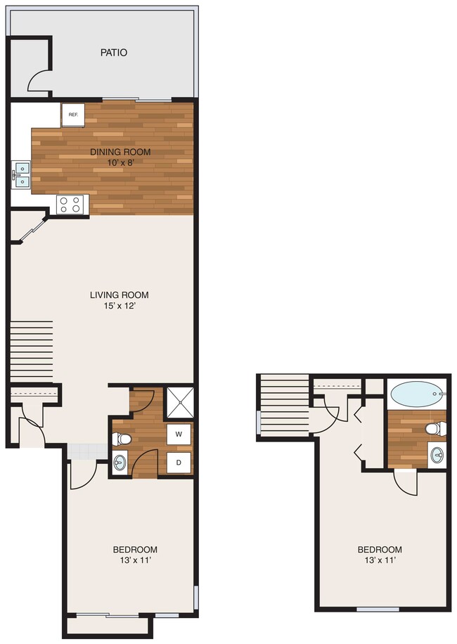 Floorplan - Rosemeade Townhomes