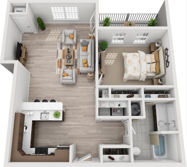 Floorplan - Schuyler Commons