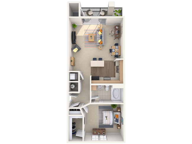 Floorplan - Lake Vista Apartments