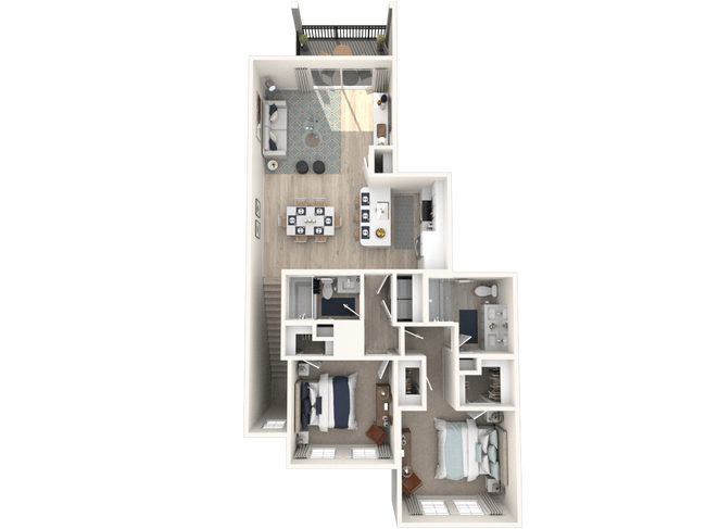 Floorplan - Altis Grand Suncoast Apartments