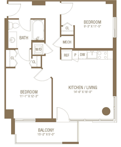 Floorplan - 8421 Broad
