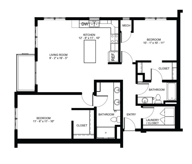 Floorplan - Grand35 Apartments - 55 Plus Active Adult