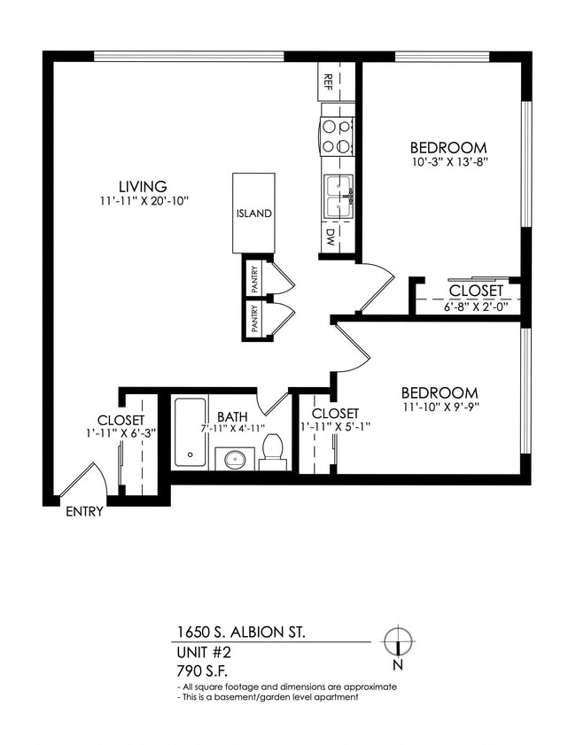 Floorplan - 1650 S Albion