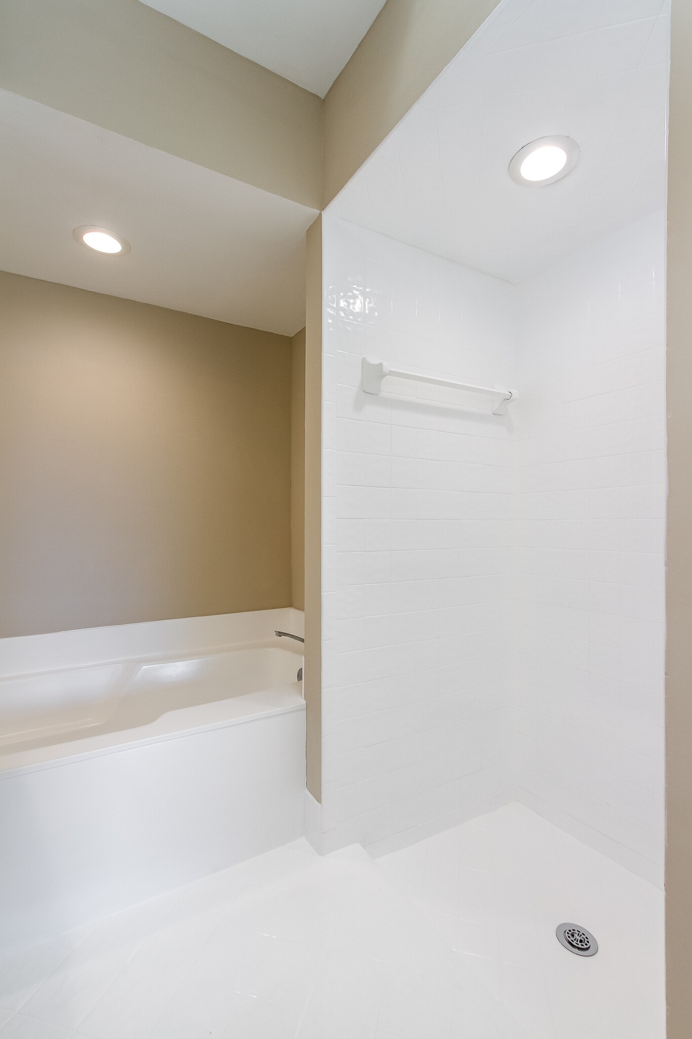 Master bathroom separate walk-in shower and tub - 8555 Eagle Run Dr