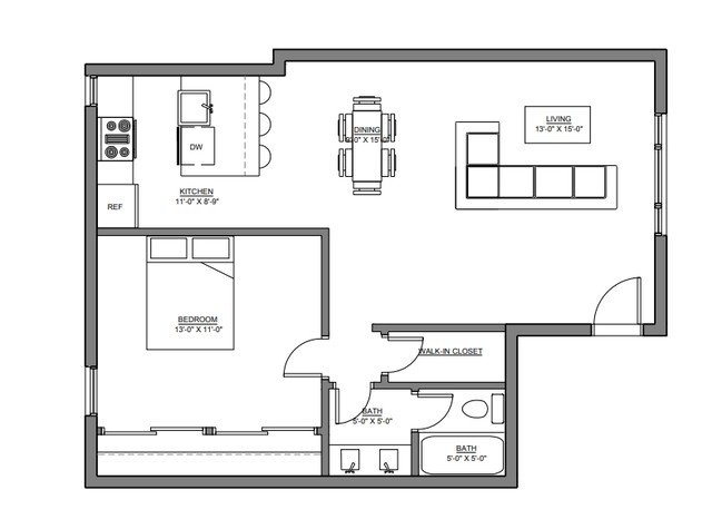 Floorplan - Black Swan Apartments