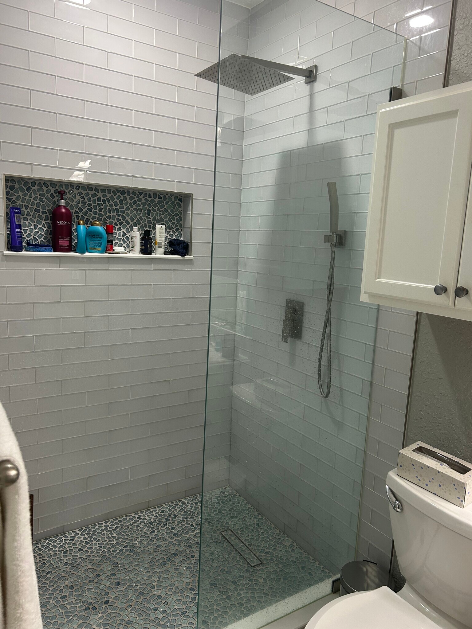 New shower in Master ensuite - 5000 Culbreath Key Way