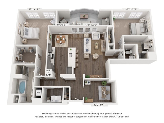 Floorplan - The Residences at Amberley Woods