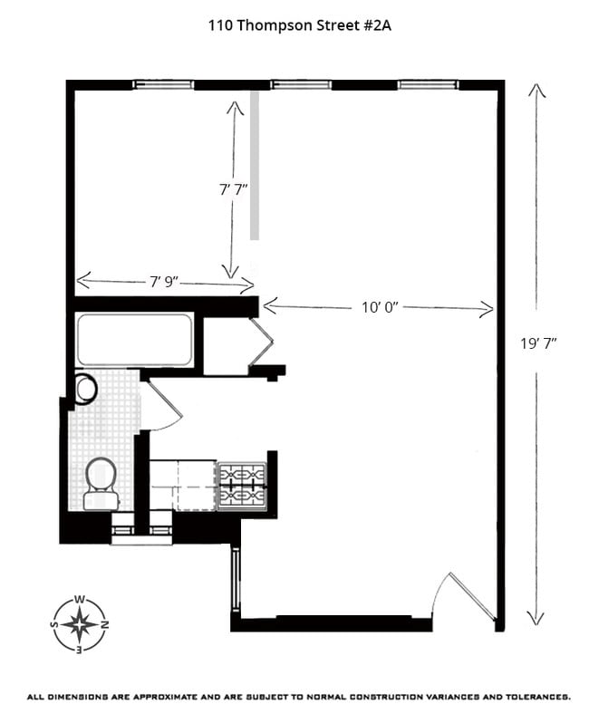 Floorplan - 110-112 Thompson St