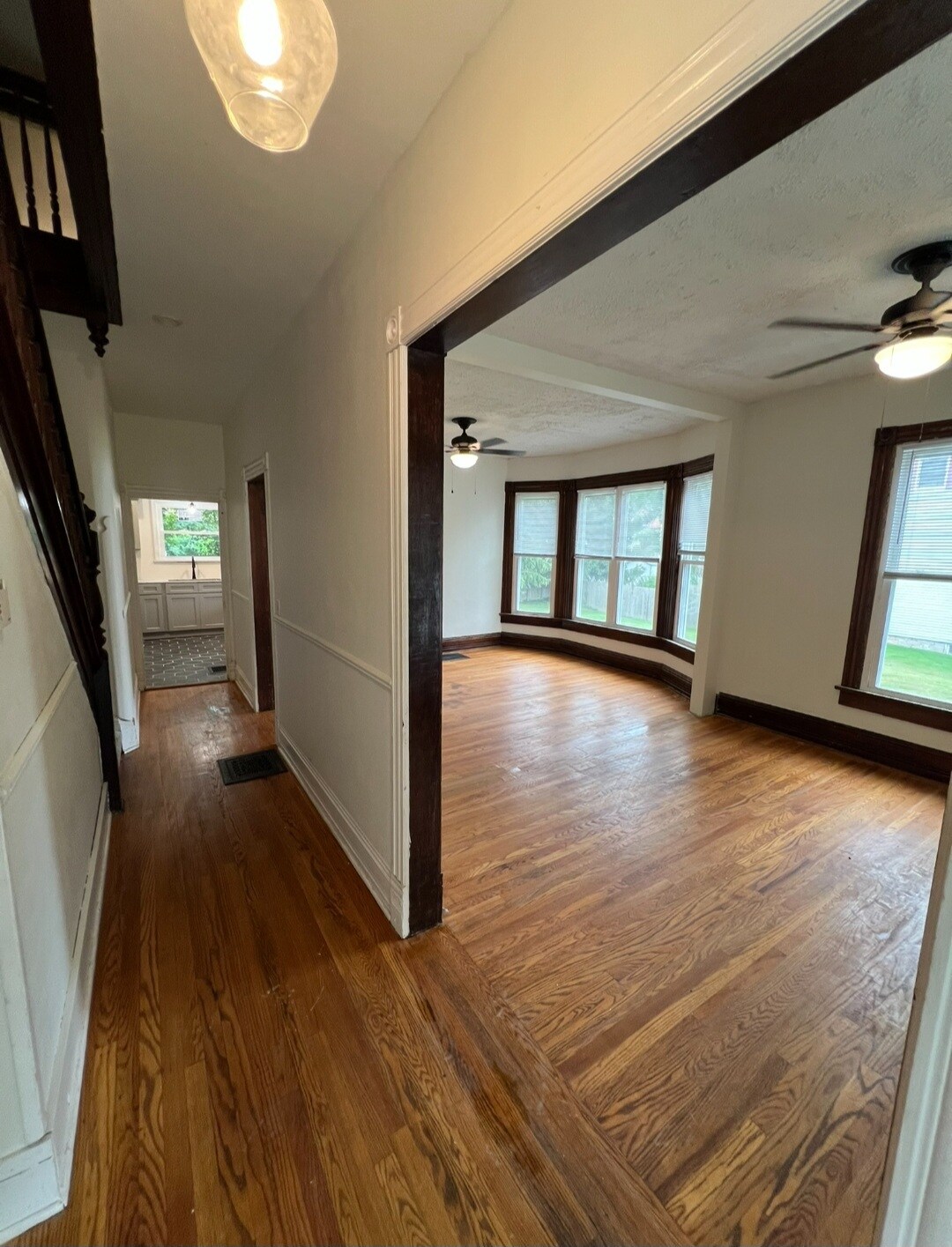 Open living room/dining room floor plan - 14 Liberty St