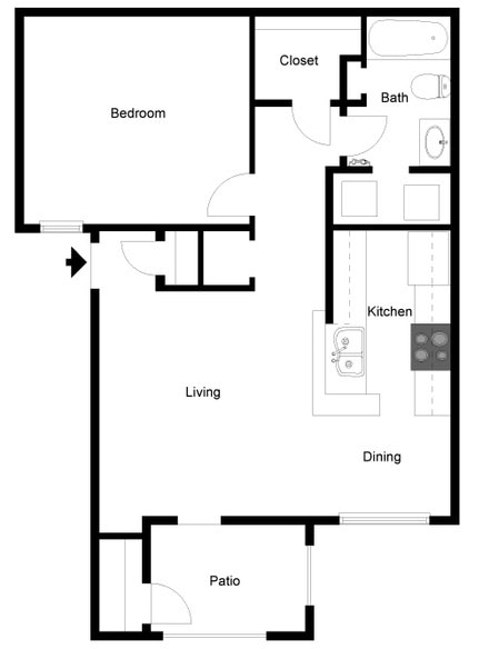 Ashford Remington 1 Bed 1 Bath - Ashford Remington