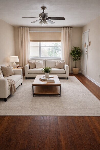 Living Room Virtually Staged - 26-02 High St