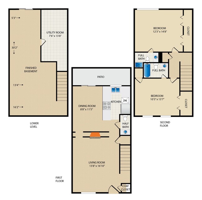 Floorplan - Sheridan Ridge Townhomes