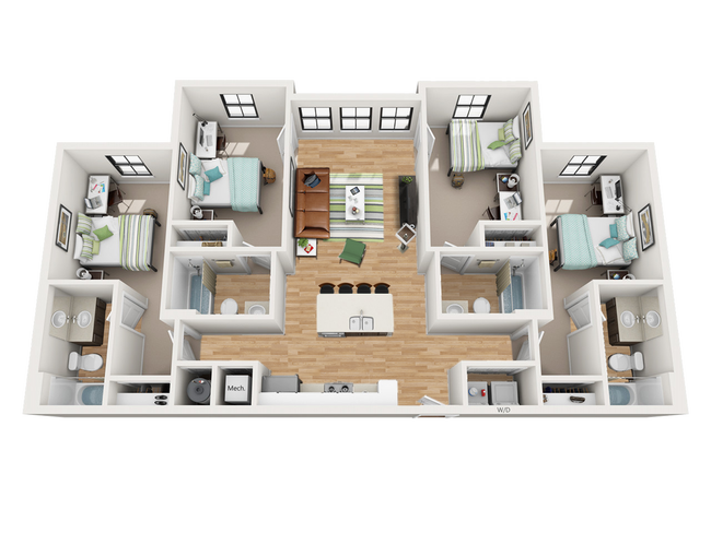 D1 Signature | 4-Bedroom - Philo Starkville