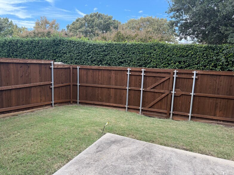 Backyard - 333 Phoebe Dr