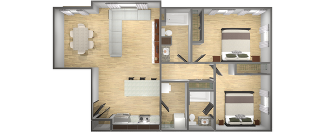 Building Photo - Beautiful 2 Bed, 2 Bath PREMIUM Apartment in PRIME location!  Furnished & Unfurnished Options Ava...