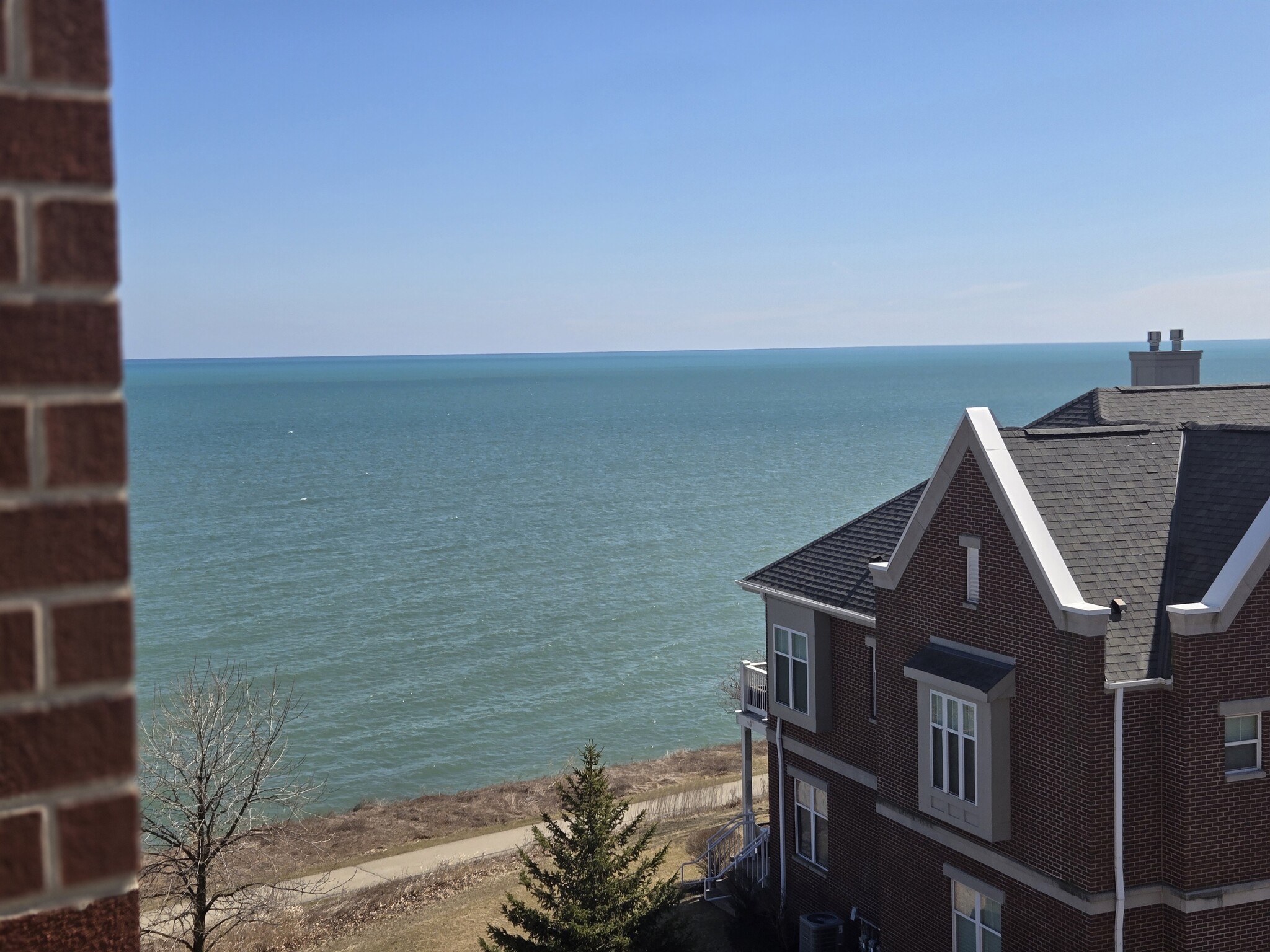 Lake Michigan view from Deck - 3872 S Lake Dr