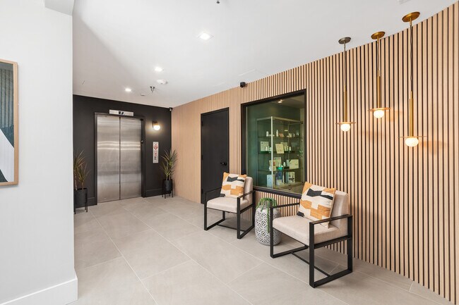 Apartments Lobby/Mail Room - Sea + Stone La Jolla Village Apartments