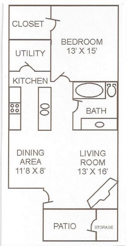 1BR/1BA - Century Terrace