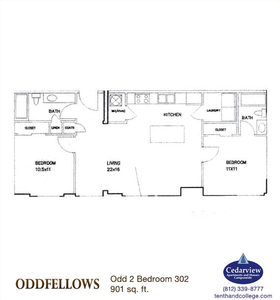 Interior Photo - Oddfellows Apartments