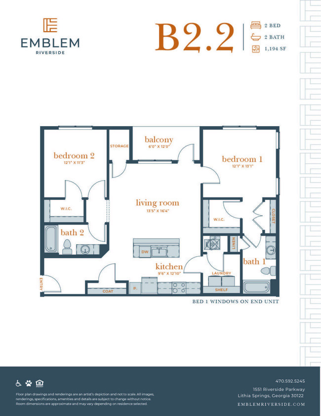 Floorplan - Emblem Riverside