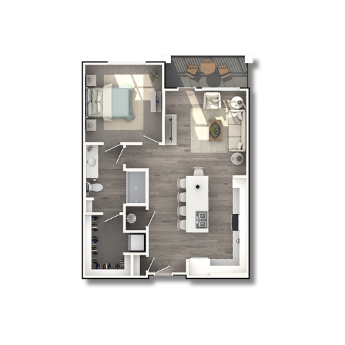 1E - 800 SQ.FT - Flats at East Atlanta