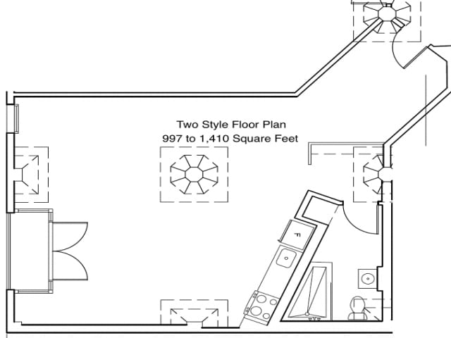 Second Floor Plan - Cosmo Lofts