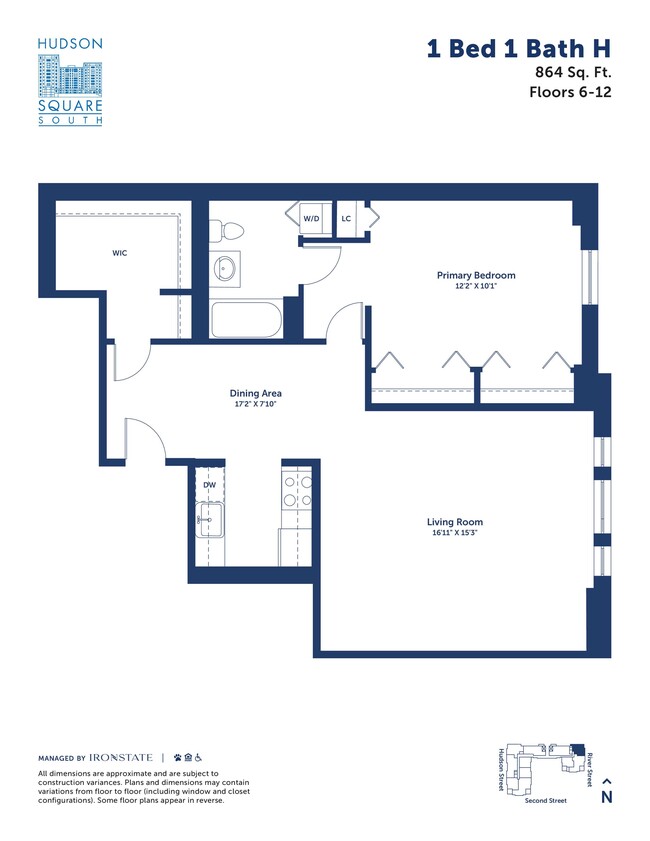 Floorplan - Hudson Square South