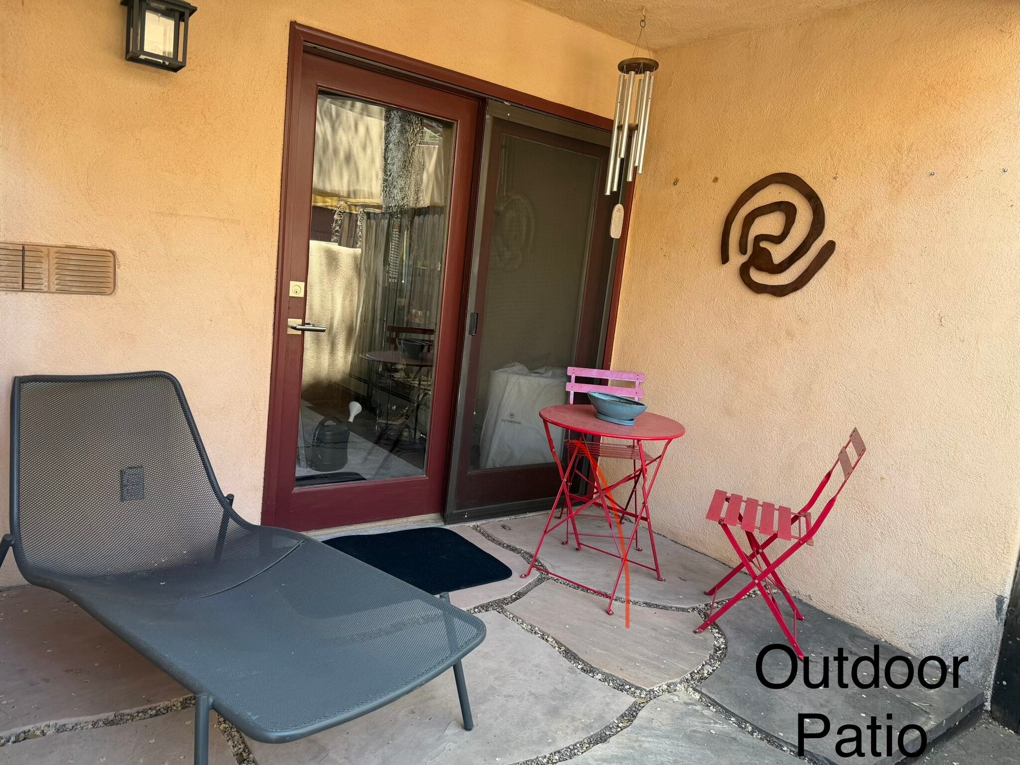Back Patio off of Dining area - 615 Bishops Lodge Rd