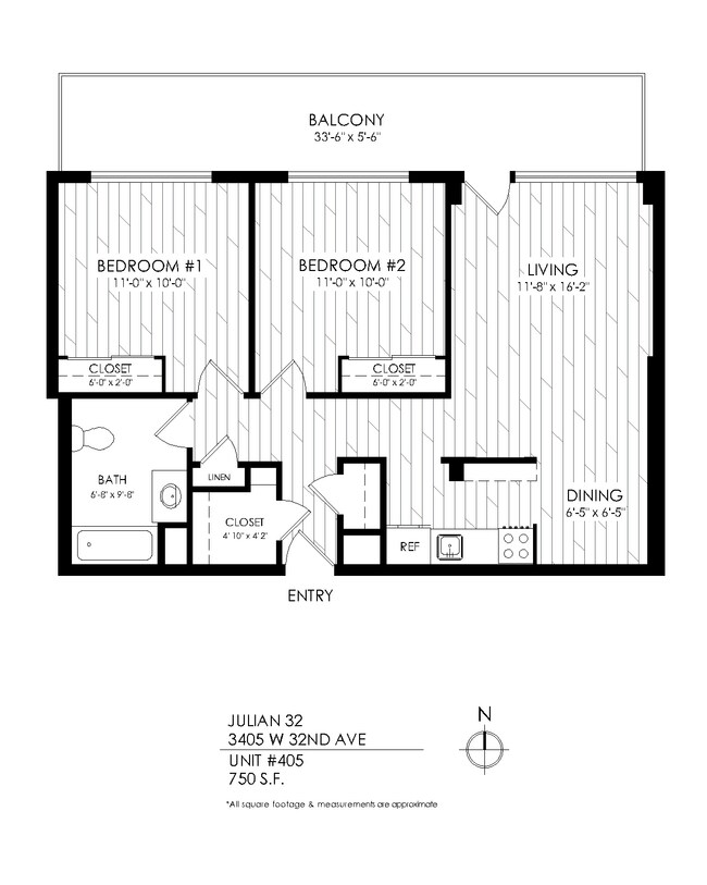 Floorplan - Julian32 at Highlands Square