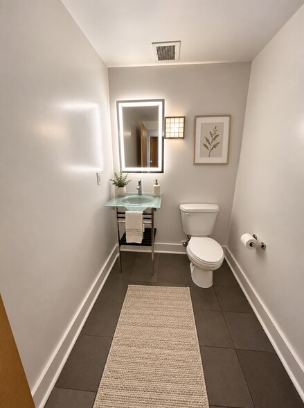 Downstairs Full Bath - 353 W 4th St