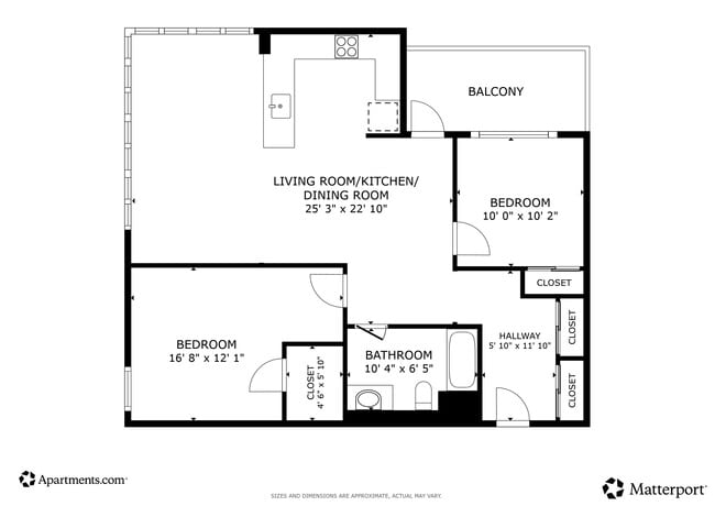 2BR, 1BA - 703SF - 983SF - Alvarado Park - 55+ Senior Housing