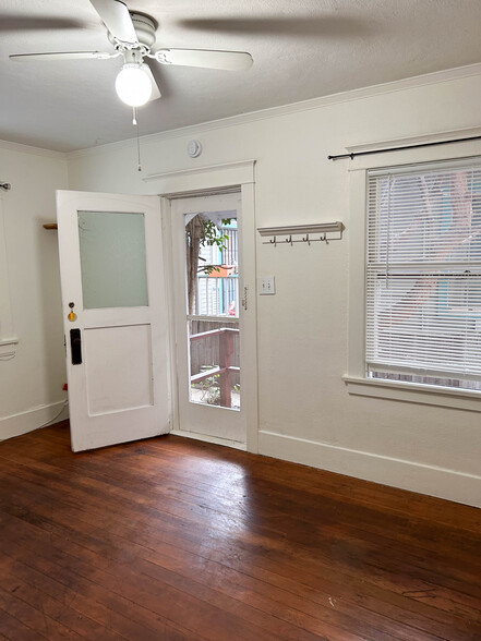 Looking out of front door - 211 Linden Avenue