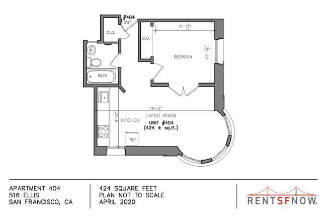 Floorplan - 516 Ellis