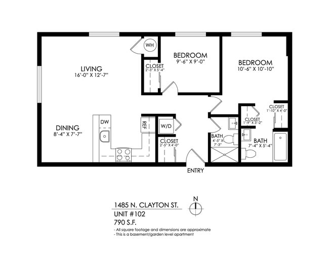 Floorplan - 1485 Clayton