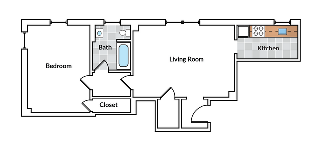 Floorplan - 1830 R Apartments