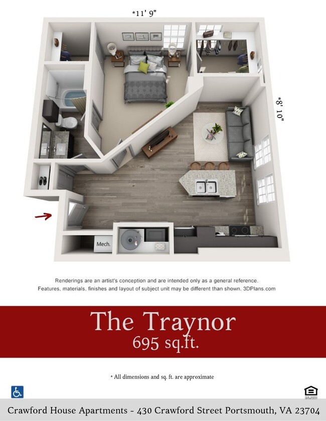 Floorplan - Crawford House