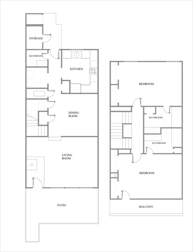 Floorplan - Carrington Townhomes