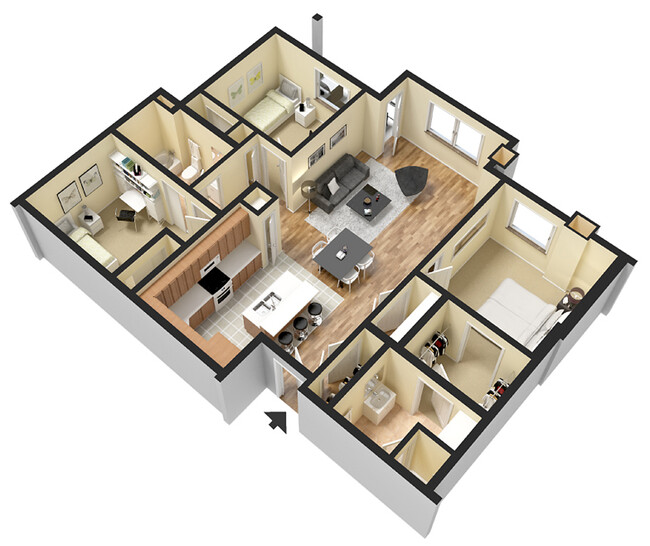 Floorplan - Tioga Square