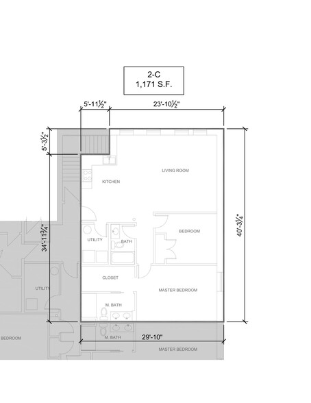 2C Floor plan - 403 Main St