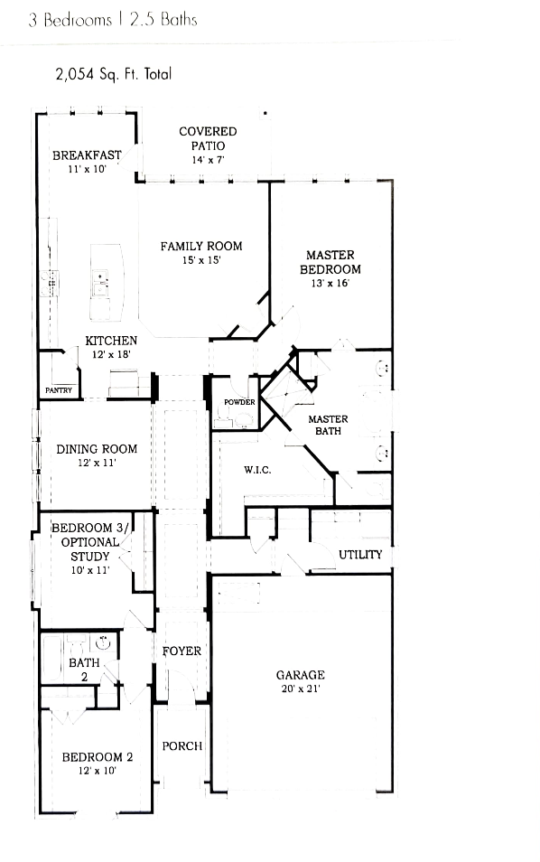 Floorplan - 12306 Garrett Crk