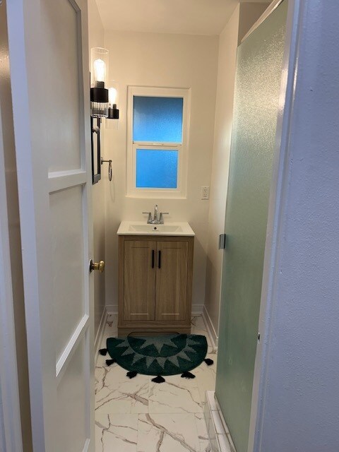 Bathroom with shower - 3731 Lewis Ave