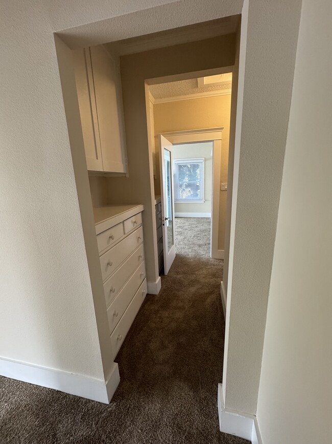 Hallway drawers and cabinets. - 1749 E 3rd St