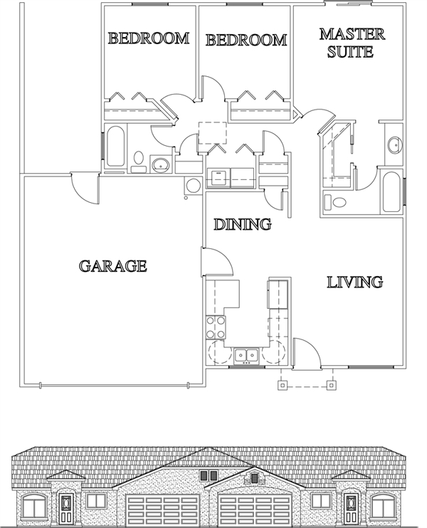 3BR/2BA - Katherine Heights Townhomes and Villas