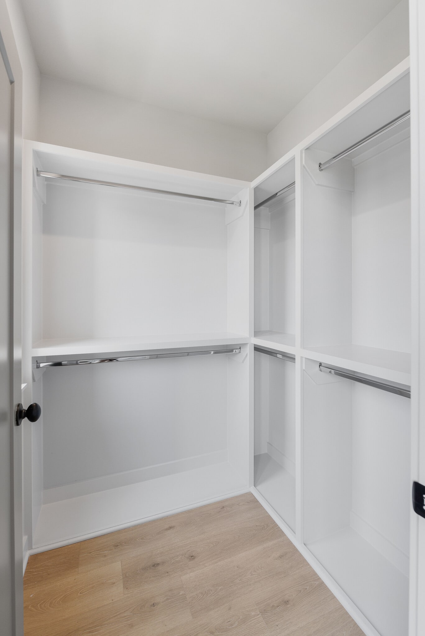 Generously sized walk-in closet with built-in organization. - 358 E Village Ln